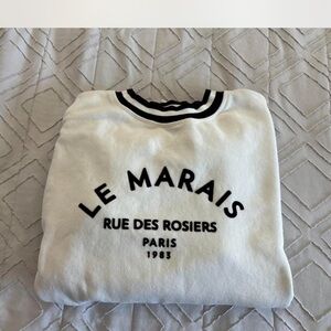 White Le Marais Sweatshirt